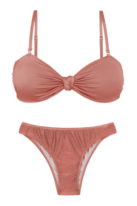 Product Front: Rio De Sol Completo Set Shimmer-Copper Bandeau-Joy Essential