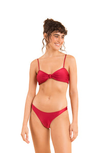 Model Front: Rio De Sol Completo Set Shimmer-Divino Bandeau-Joy Essential