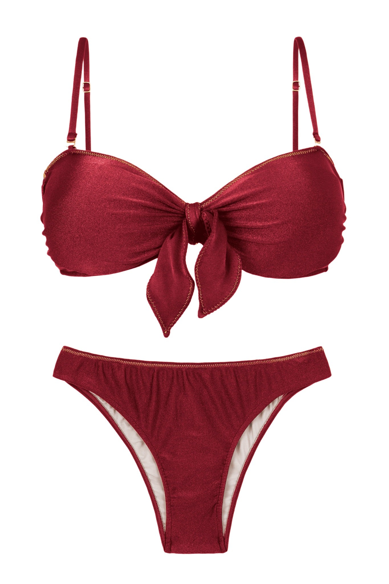 Product Front: Rio De Sol Completo Set Shimmer-Divino Bandeau-Knot Essential