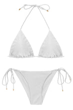 Carica l&#39;immagine nel visualizzatore di Gallery, Product Front: Rio De Sol Completo Set Shimmer-White Tri-Inv Cheeky-Tie
