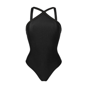 Product Front: Rio De Sol Intero Shimmer-Black High-Neck
