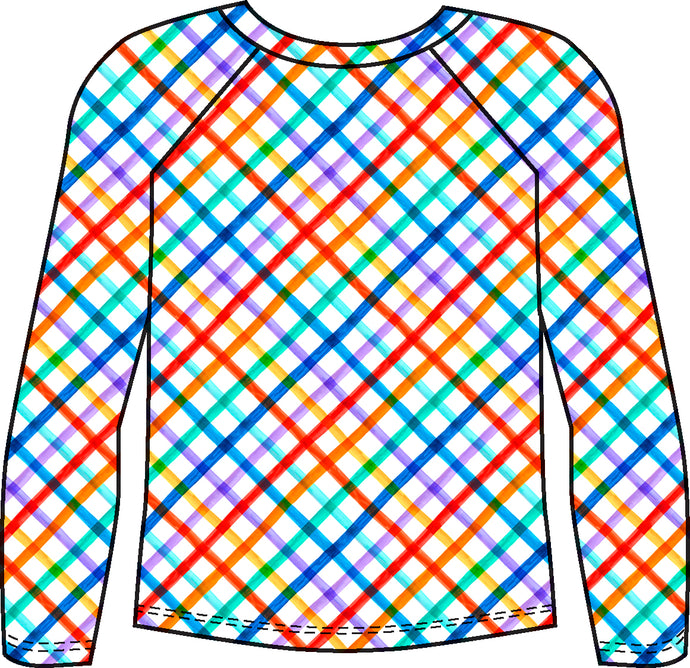 Model Front: Rio De Sol Costume Ragazzo Square Rash-Guard Kids