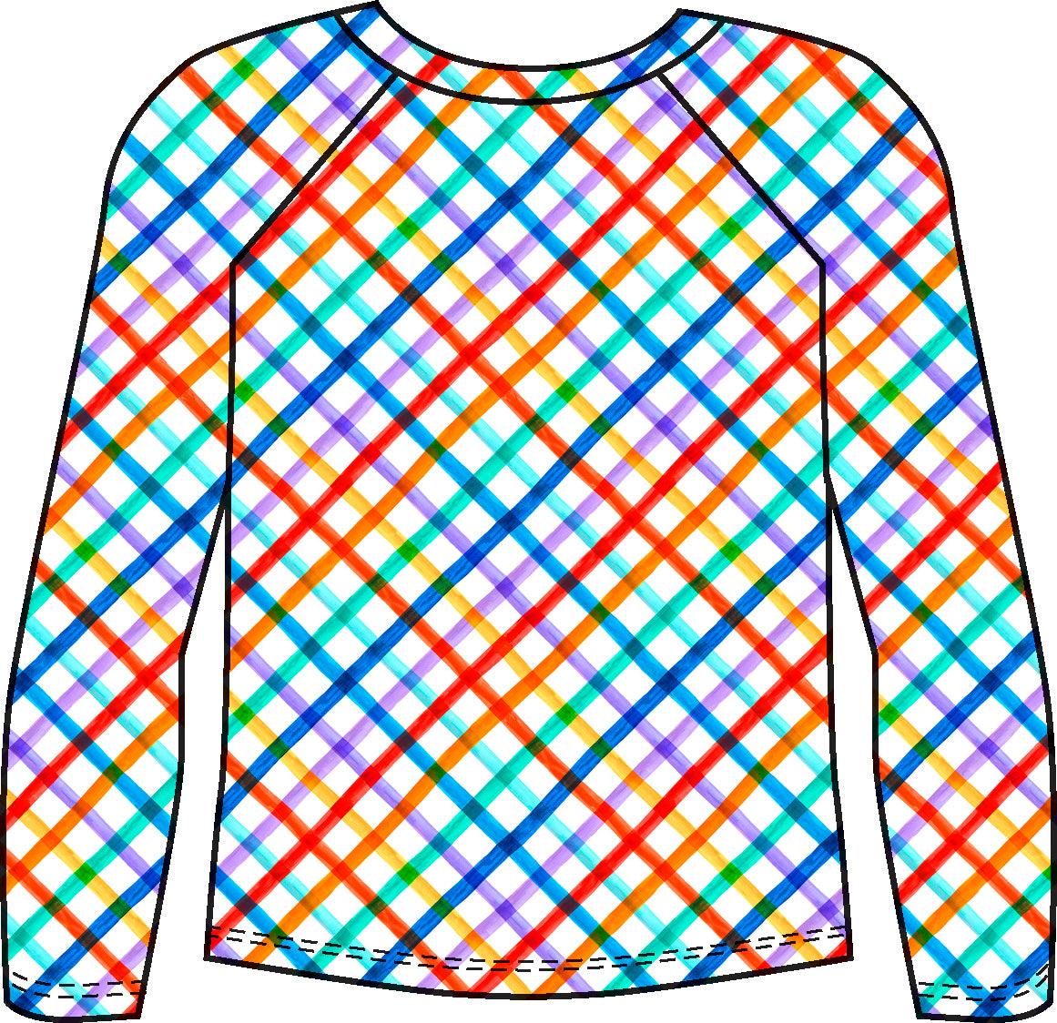 Model Front: Rio De Sol Costume Ragazzo Square Rash-Guard Kids