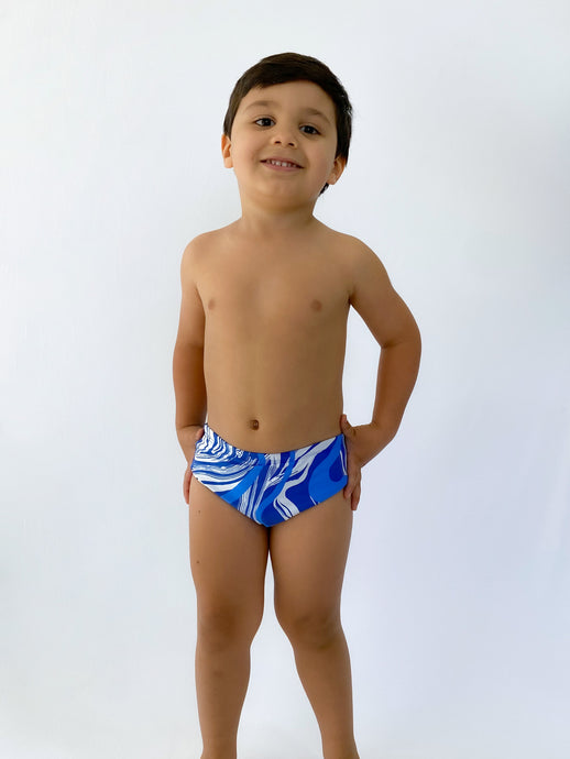 Model Front: Rio De Sol Costume Ragazzo Sunga Inagua Kids