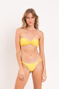 Image 10: Rio De Sol Reggiseno Top Amarelo Bandeau-Crispy