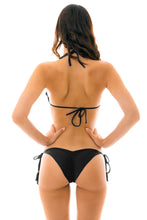 Carica l&#39;immagine nel visualizzatore di Gallery, Model Back: Rio De Sol Reggiseno Top Ambra Preto Eva
