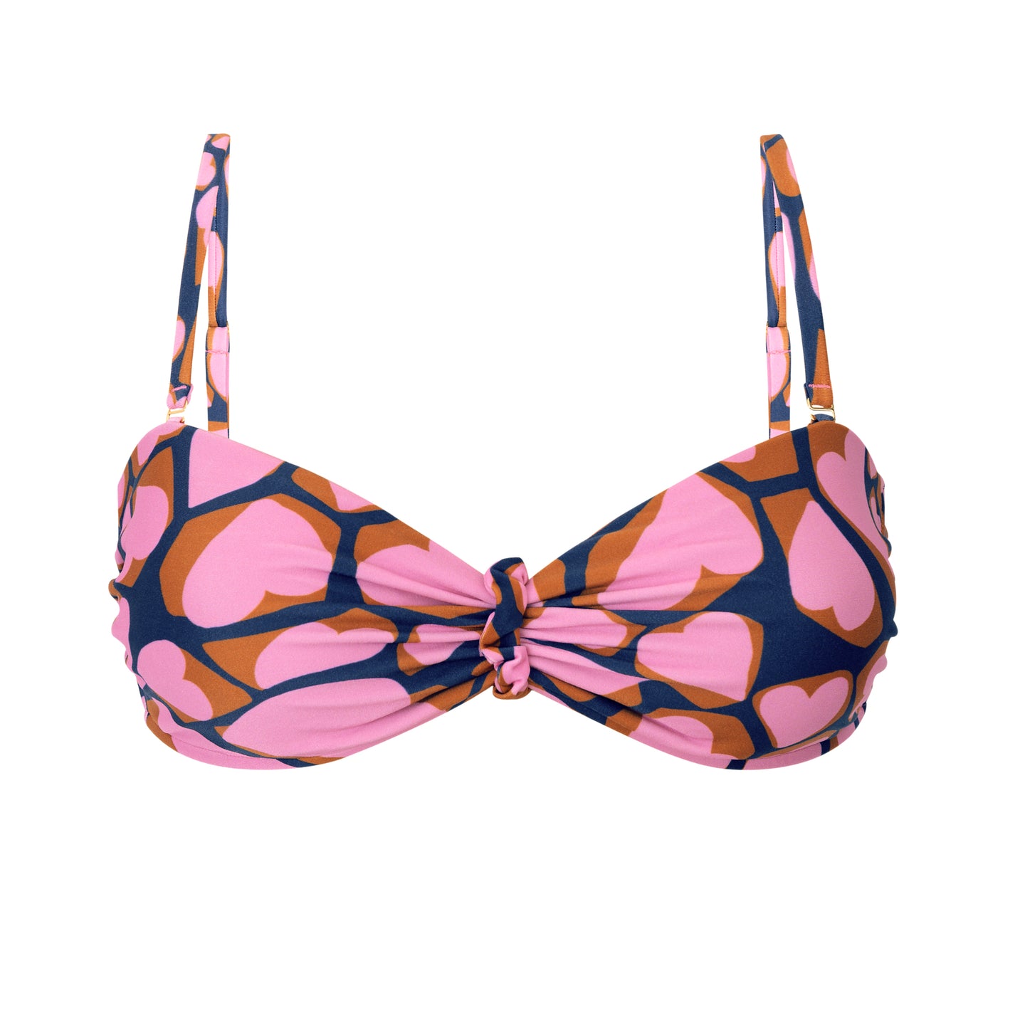 Product Front: Rio De Sol Reggiseno Top Amore-Pink Bandeau-Crispy