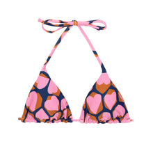 Carica l&#39;immagine nel visualizzatore di Gallery, Product Front: Rio De Sol Reggiseno Top Amore-Pink Tri-Inv
