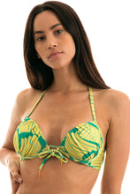 Carica l&#39;immagine nel visualizzatore di Gallery, Gallery: Rio De Sol Reggiseno Top Banana Yellow Balconet
