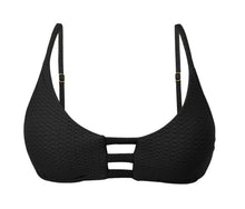 Carica l&#39;immagine nel visualizzatore di Gallery, Product Front: Rio De Sol Reggiseno Top Bora-Black Bra-Trio
