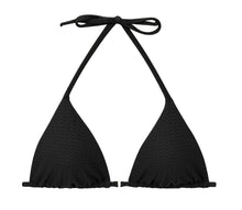 Carica l&#39;immagine nel visualizzatore di Gallery, Product Front: Rio De Sol Reggiseno Top Bora-Black Tri-Inv
