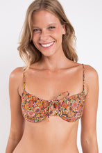 Carica l&#39;immagine nel visualizzatore di Gallery, Gallery: Rio De Sol Reggiseno Top Bouquet Balconet-Tie
