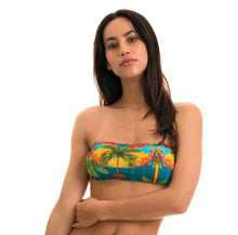 Carica l&#39;immagine nel visualizzatore di Gallery, Model Front: Rio De Sol Reggiseno Top Cocos Reto
