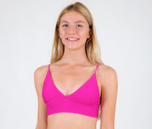 Carica l&#39;immagine nel visualizzatore di Gallery, Gallery: Rio De Sol Reggiseno Top Cotele-Amaranto Tri-Tank

