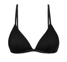 Carica l'immagine nel visualizzatore di Gallery, Product Front: Rio De Sol Reggiseno Top Cotele-Preto Tri-Fixo

