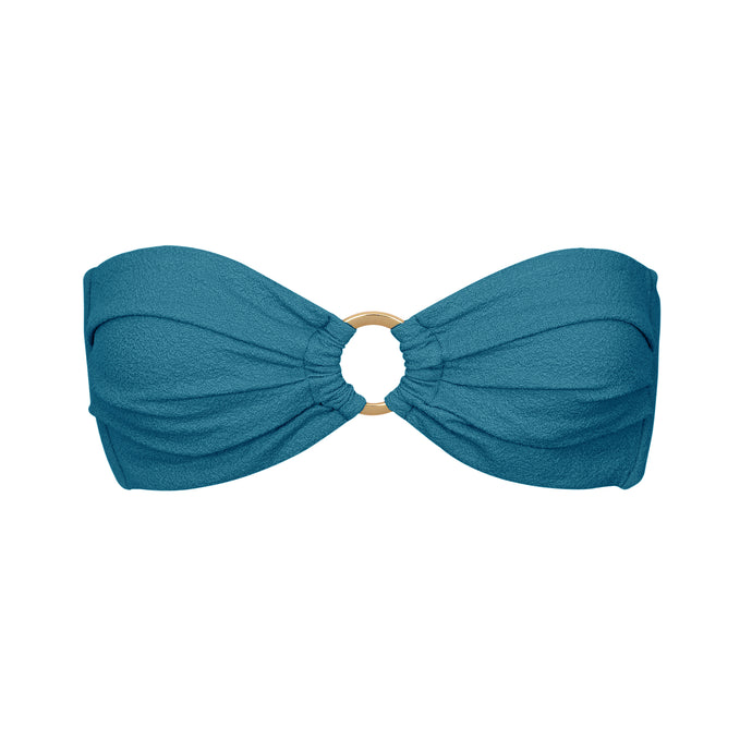 Product Front: Rio De Sol Reggiseno Top Crespinho-Atlantico Mavi