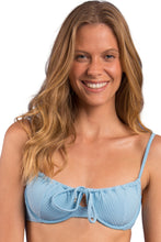 Carica l&#39;immagine nel visualizzatore di Gallery, Gallery: Rio De Sol Reggiseno Top Dots-Sky Balconet-Tie

