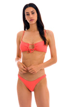 Carica l&#39;immagine nel visualizzatore di Gallery, Model Front: Rio De Sol Reggiseno Top Dots-Tabata Mila
