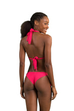 Carica l&#39;immagine nel visualizzatore di Gallery, Model Back: Rio De Sol Reggiseno Top Dots-Virtual-Pink Mel
