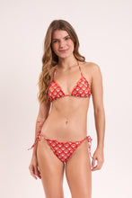 Carica l&#39;immagine nel visualizzatore di Gallery, Model Front: Rio De Sol Reggiseno Top Floral-Scales Frufru
