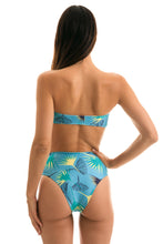 Carica l&#39;immagine nel visualizzatore di Gallery, Model Back: Rio De Sol Reggiseno Top Flower Geometric Reto
