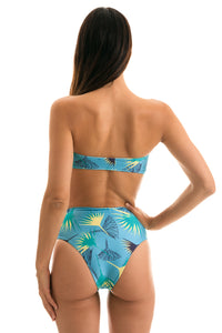 Model Back: Rio De Sol Reggiseno Top Flower Geometric Reto