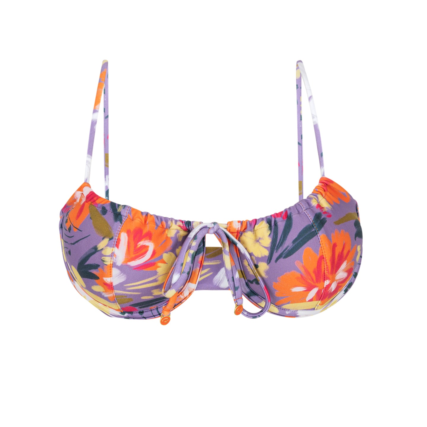 Product Front: Rio De Sol Reggiseno Top Garden-Flower Balconet-Tie