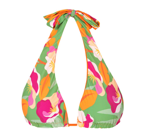 Product Front: Rio De Sol Reggiseno Top Green-Bloom Halter-Double