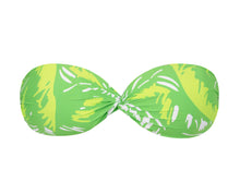 Carica l&#39;immagine nel visualizzatore di Gallery, Product Front: Rio De Sol Reggiseno Top Green-Palms Twist
