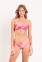 Carica l&#39;immagine nel visualizzatore di Gallery, Model Front: Rio De Sol Reggiseno Top Joyful Balconet-Tie
