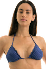 Carica l&#39;immagine nel visualizzatore di Gallery, Gallery: Rio De Sol Reggiseno Top Kiwanda Denim Frufru
