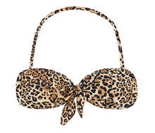 Carica l&#39;immagine nel visualizzatore di Gallery, Product Front: Rio De Sol Reggiseno Top Leopardo Bandeau
