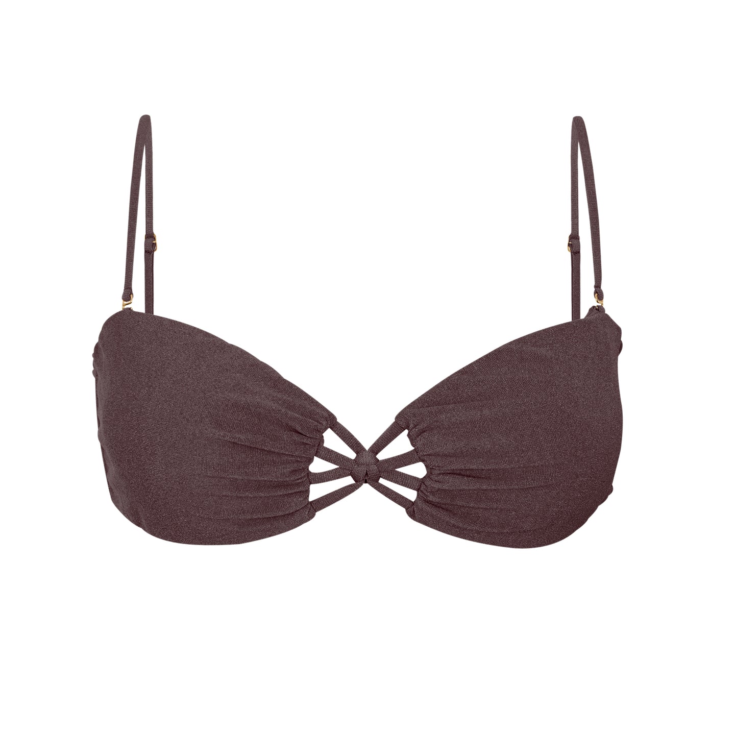Product Front: Rio De Sol Reggiseno Top Malibu-Ebano Bandeau-Iris