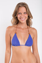 Carica l&#39;immagine nel visualizzatore di Gallery, Gallery: Rio De Sol Reggiseno Top Malibu-Indigo Tri-Capri
