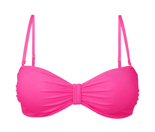 Product Front: Rio De Sol Reggiseno Top Malibu-Rosa Bandeau-Duo