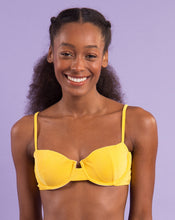 Carica l&#39;immagine nel visualizzatore di Gallery, Image 09: Rio De Sol Reggiseno Top Malibu-Yellow Balconet
