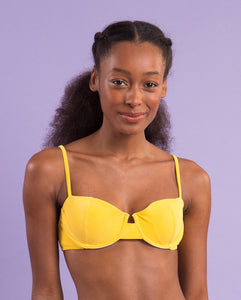 Image 10: Rio De Sol Reggiseno Top Malibu-Yellow Balconet