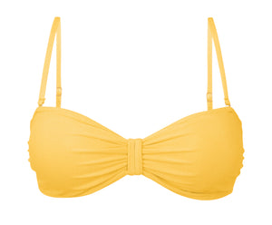 Product Front: Rio De Sol Reggiseno Top Malibu-Yellow Bandeau-Duo