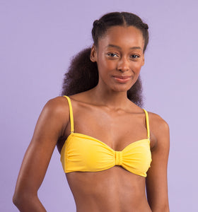 Image 09: Rio De Sol Reggiseno Top Malibu-Yellow Bandeau-Duo
