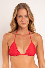 Carica l&#39;immagine nel visualizzatore di Gallery, Gallery: Rio De Sol Reggiseno Top Microfibra-Chic-Red Frufru
