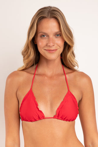 Gallery: Rio De Sol Reggiseno Top Microfibra-Chic-Red Frufru