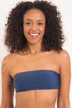 Carica l&#39;immagine nel visualizzatore di Gallery, Gallery: Rio De Sol Reggiseno Top Navy Bandeau-Reto
