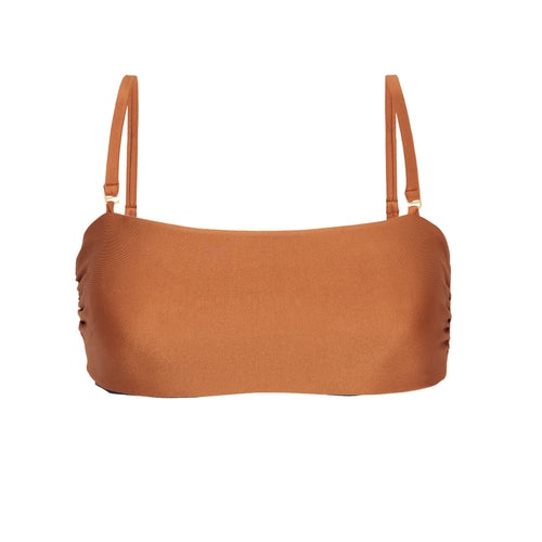 Product Front: Rio De Sol Reggiseno Top Nocciola Bandeau-Reto