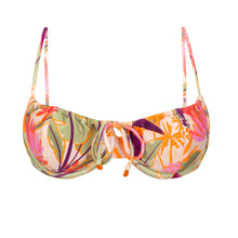 Carica l&#39;immagine nel visualizzatore di Gallery, Product Front: Rio De Sol Reggiseno Top Oasis Balconet-Tie
