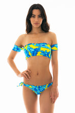 Carica l&#39;immagine nel visualizzatore di Gallery, Image 06: Rio De Sol Reggiseno Top Palmeira Azul Off Shoulder

