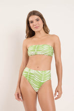 Carica l&#39;immagine nel visualizzatore di Gallery, Model Front: Rio De Sol Reggiseno Top Palms Bandeau-Reto
