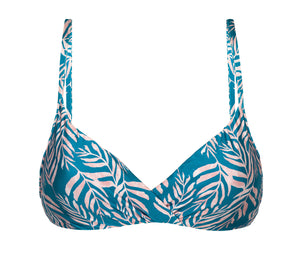 Product Front: Rio De Sol Reggiseno Top Palms-Blue Balconet-Inv