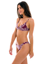 Carica l&#39;immagine nel visualizzatore di Gallery, Image 04: Rio De Sol Reggiseno Top Palms-Vine Balconet-Inv
