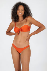 Model Front: Rio De Sol Reggiseno Top Paprica Bandeau-No