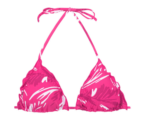 Product Front: Rio De Sol Reggiseno Top Pink-Palms Frufru
